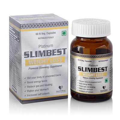 HealthBest Platinum Slimbest Weight Loss Capsule 60's - Multi-Vitamins