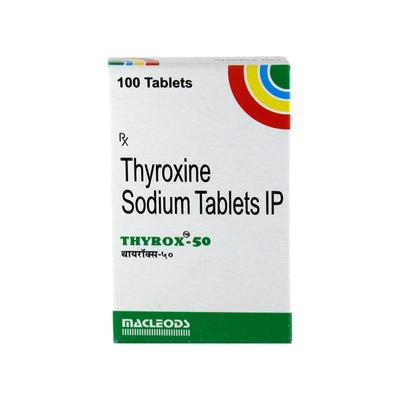 Thyrox 50mcg Tablet 100'S - Hypothyroidism
