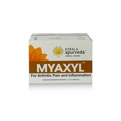 Kerala Ayurveda Myaxyl Capsules (Pack of 10 x 10's) - Speciality Medicines