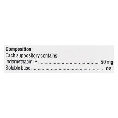 INMETH Suppositories 5's - Pain relief-Nsa