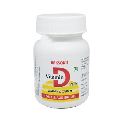 Bakson's Vitamin D Plus Tablet 30 gm - Speciality Medicine