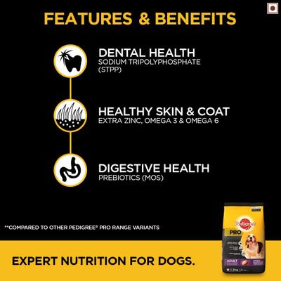 Pedigree Pro Adult Small Breed 1200 gm - Petfood