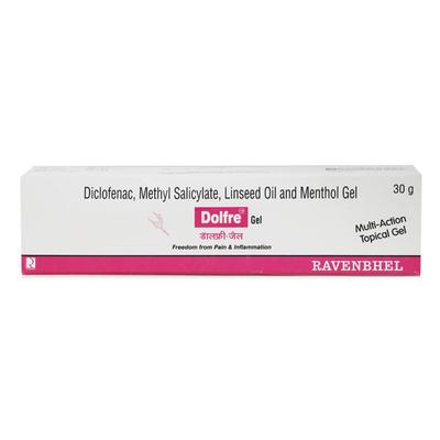 DOLFRE Gel 30gm - Pain relief-Nsa