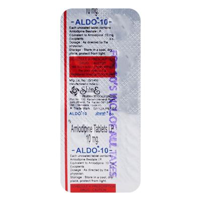 Aldo 10mg Tablet 10'S - Hypertension-Cal