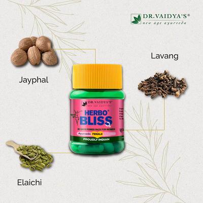 Dr. Vaidya's Herbobliss Capsule (Pack of 3 x 30's) - Speciality Medicines
