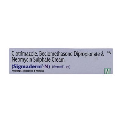 SIGMADERM N Cream 15gm - Fungal Infections-Taa