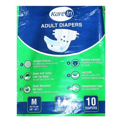 Kare In Classic Adult Diaper (M) (76-114 cm) 10's - Adult Diapers & Pads