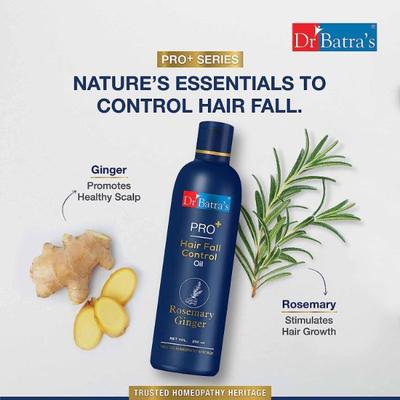 Dr Batra's PRO+ Hair Fall Control Oil (Pack of 2 x 200 ml) - Hair Oils