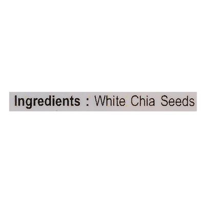 Nutriwish White Chia Seeds 500 gm - Nutritional Bars