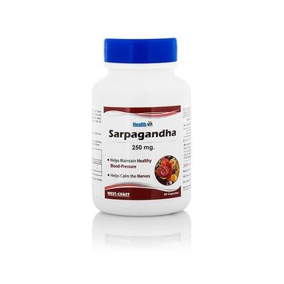 HealthVit Sarpagandha 250 mg Capsules 60's - Vital Health