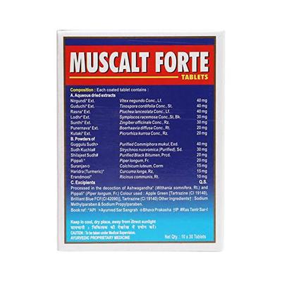 Aimil Muscalt Forte Tablet (Pack of 3 x 30's) - Speciality Medicines