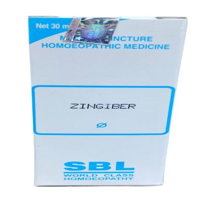 SBL Zingiber Officinale Q Liquid 30 ml - Mother Tincture