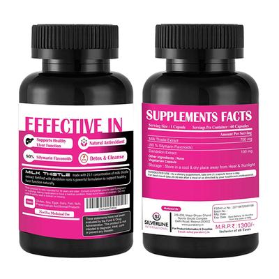Puraberry Milk Thistle 800 mg Veg Capsule 60's - Vital Health