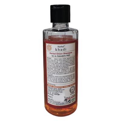 Khadi Herbal Shampoo (SLS Paraben Free) - Onion 210 ml - Personal Care (Ayush)