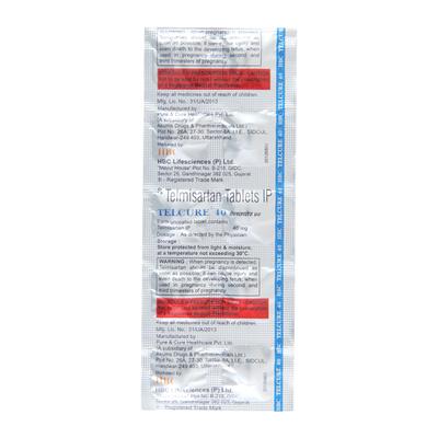 Telcure 40mg Tablet 10'S - Hypertension-Ang