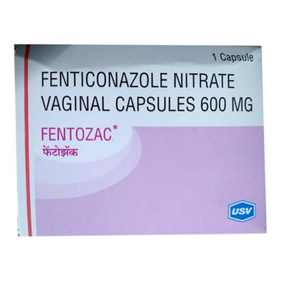 FENTOZAC 600mg Vaginal Capsule 1's - Fungal Infections-Anf