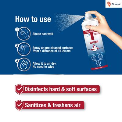 Tri-Activ Disinfectant Spray for Multi-Surfaces 230 ml - Others