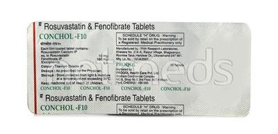 Conchol F 10mg Tablet 10'S - High Cholesterol-Dys