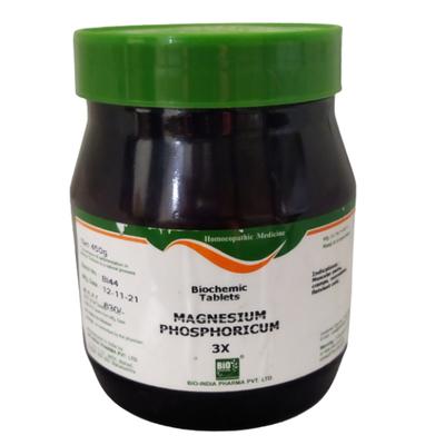 Bio-India's Biochemic Tablet - Magnesium Phosphoricum 3X 450 gm - Speciality Medicine
