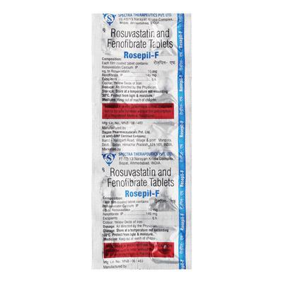 ROSEPIL F Tablet 10's - High Cholesterol-Dys