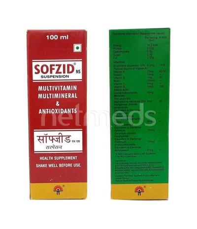 Sofzid NS Suspension 100ml - Supplements-Vam