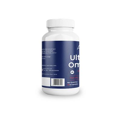 Aiwo Ultimate Omega 3 Double Strength 1000 mg Capsule 30's - Omega Fish Oil Fatty Acids