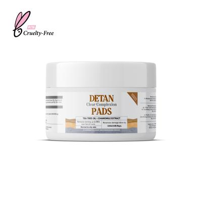 CGG Cosmetics De-Tan Clear Complexion Facial Pads- for All Skin Types 50 gm - Cotton Balls