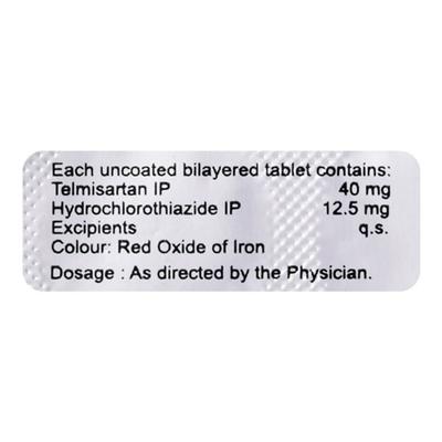TELICUS H 40mg Tablet 15's - Hypertension-Ang