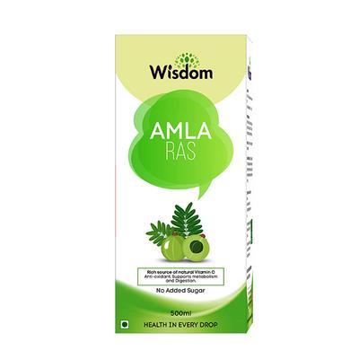 Wisdom Amla Ras Juice 500 ml - Nutritional Supplement