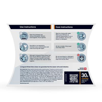 Livinguard Street Cotton Gloves (XL) - Men's (One Pair) - Gloves - S