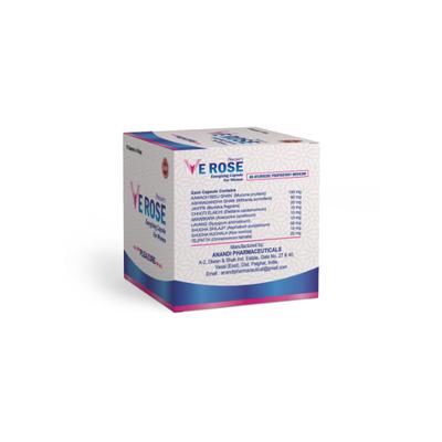 Pleazure's Ve Rose Energizing Capsule - Women 60's - Sexual Healthcare