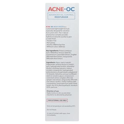 ACNE OC ADVANCED OIL CONTROL MOISTURIZER Lotion 75gm - Dry Skin-Emo