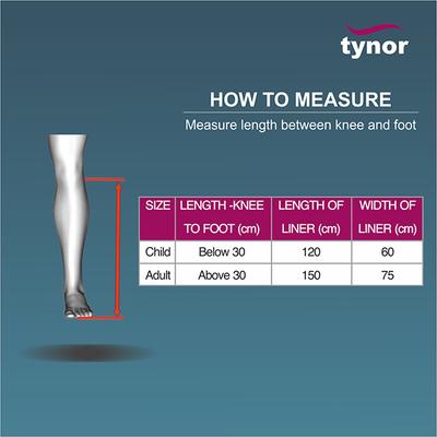 Tynor Skin Traction Set (PUF Liner) - (ADULT) (G 01) - Knee/Leg Supports