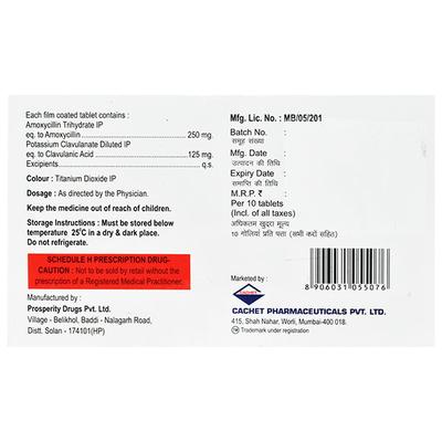 LACTOCLAAV 375 Tablet 10's - Bacterial Infections-Pen