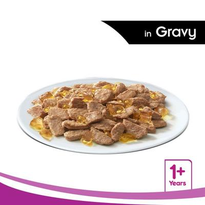 Whiskas Adult Tuna in Jelly (Pack of 85gm x 48) 4080 gm - Petfood