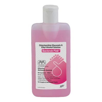 Bactorub Antiseptic Solution - Pink 100 ml - Hand Sanitizer