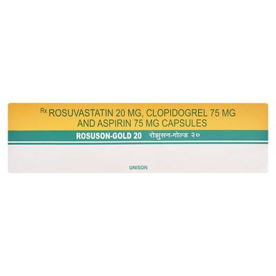 ROSUSON GOLD 20 Capsule 10's - Blood Clot-Ant