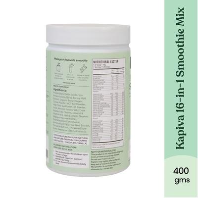 Kapiva 16-in-1 Smoothie Mix Powder - Chocolate Flavour 400 gm - Health Products