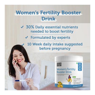 She Need Women's Fertility Booster Drink - Lemon Flavour 300 gm - Daily Health Drinks