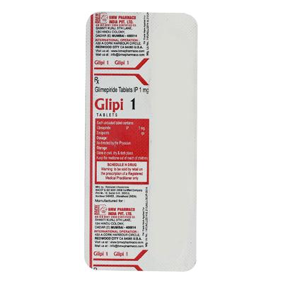 GLIPI 1 Tablet 10's - Diabetes-Ant