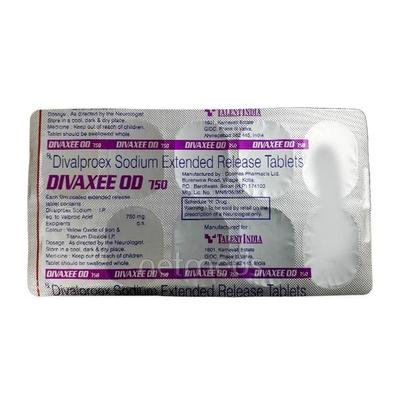 Divaxee OD 750mg Tablet 10'S - Epilepsy/Convulsion-Ant