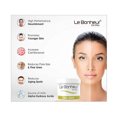 Le Bonheur AHA Mask 400 gm - Masks & Peels