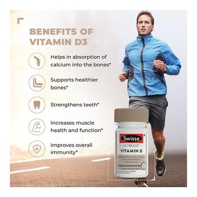 Swisse Family Immunity (Immune Action Tablet 60's, Vitamin D Tablet 90's, Kids Multi Tablet 60's) Combo Pack - Vitamin C