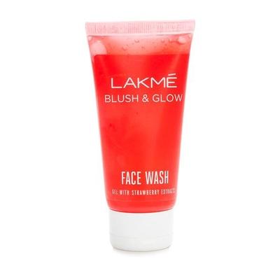 Lakme Blush & Glow Face Wash Gel with Strawberry Extracts 50 gm - Face Wash & Cleansers
