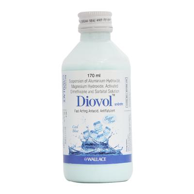 DIOVOL SUGAR FREE COOL BLUE Suspension 170ml - Ulcer/Reflux/Flatulence-Aaa