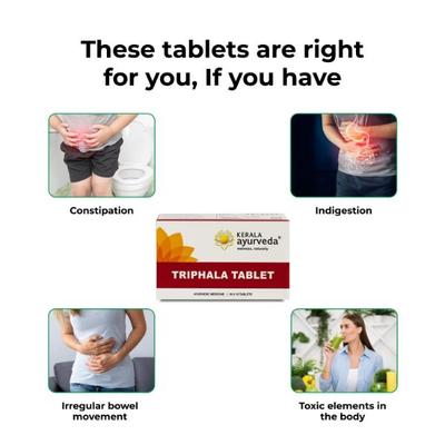 Kerala Ayurveda Triphala Tablet 100's - Pure Herbs