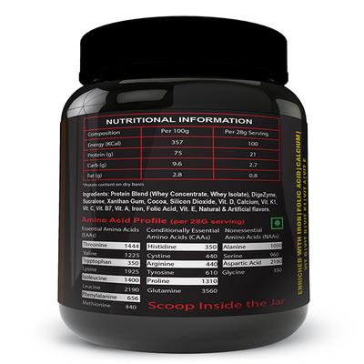 SOS Nutrition Slimming Whey Protein Powder - Chocolate Flavour 2 lb - Whey Proteins