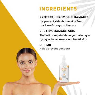 CGG Cosmetics Ultra Protect Body lotion SPF 50 Broad Spectrum PA+++ Protection 200 ml - Lotions & Creams