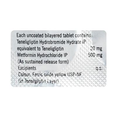 TENEBETIC M 500 Tablet 10's - Diabetes-Ant