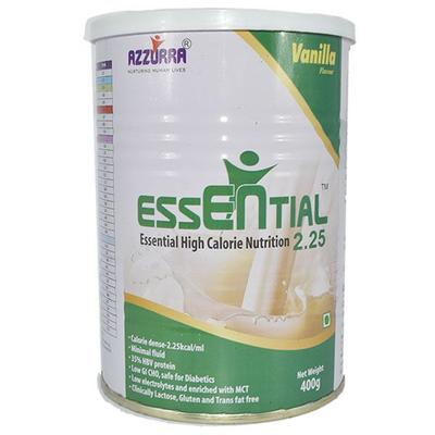 Azzurra Essential High Calorie Nutrition 2.25 Powder - Vanilla 400 gm - General Health